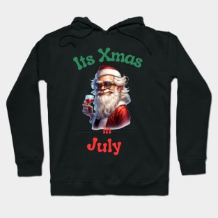 Santa Claus Christmas in July Hoodie